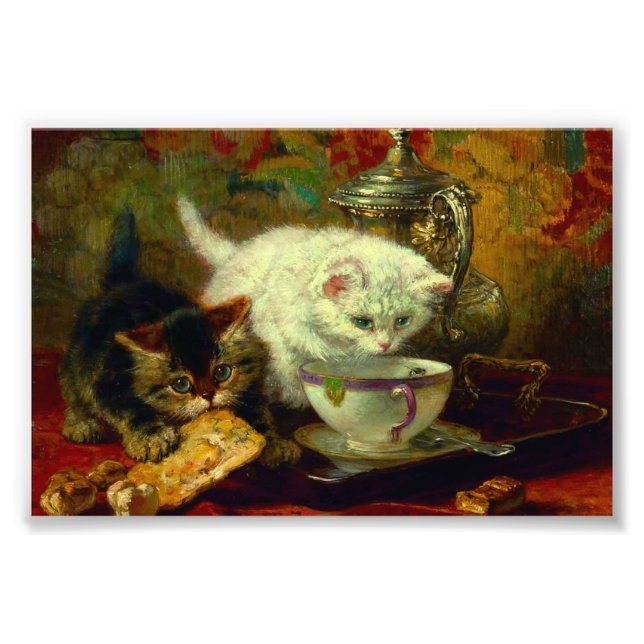 Kittens Tea Party Photo Print (Front)