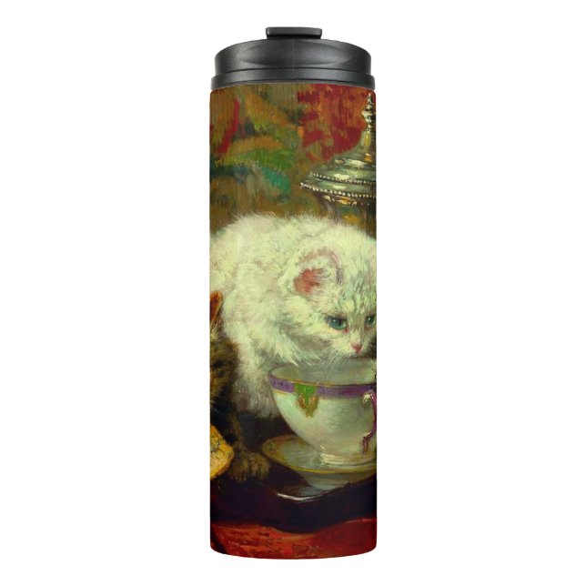 Kittens Tea Party Thermal Tumbler (Front)