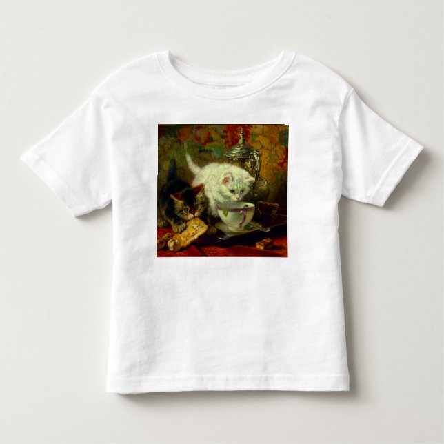 Kittens Tea Party Toddler T-Shirt (Front)