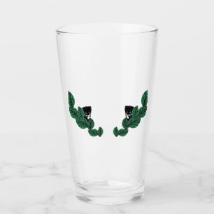 Kittens with Leaves Glass