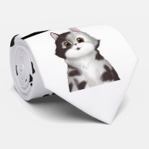 Kitties & Black Paws Necktie