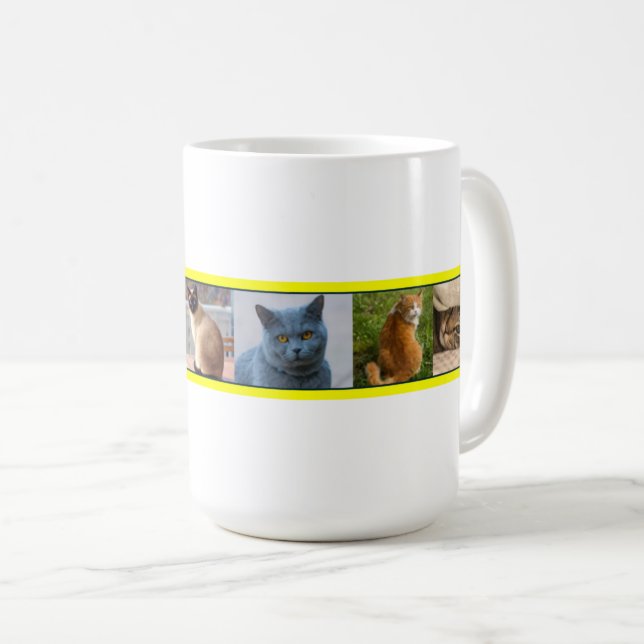 Kitties Everywhere Coffee Mug (Front Right)