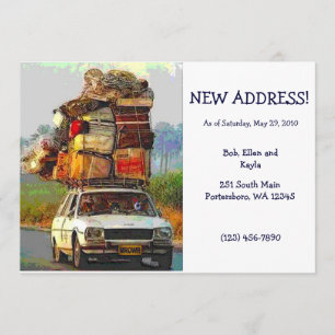 Kitties on the Move Address Change Card Template