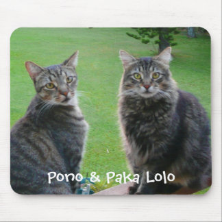 Kitties  Pono & Paka Lolo Mouse Pad