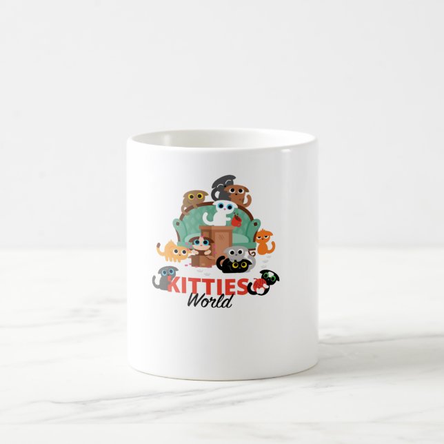 Kitties World Coffee Mug (Center)