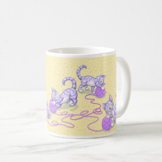 Kittipurra Purple on Cheese Coffee Mug