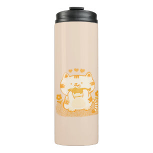Kitty and fish thermal tumbler
