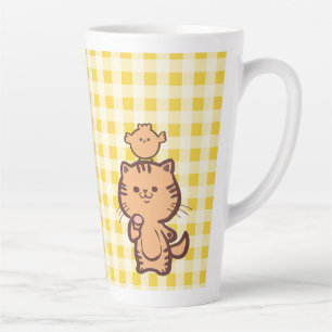 Kitty and Little chicken Latte Mug
