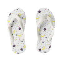Kitty and Moon Flip Flops