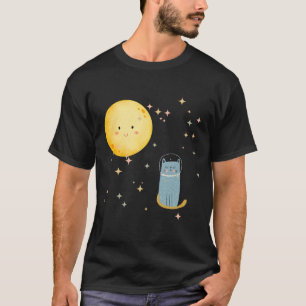 Kitty and the moon T-Shirt