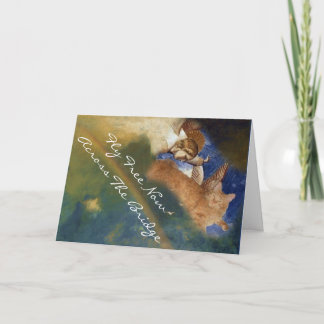 Kitty Angel Sympathy Card