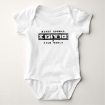Kitty Appeal & Film Reels Baby One-Piece (White)