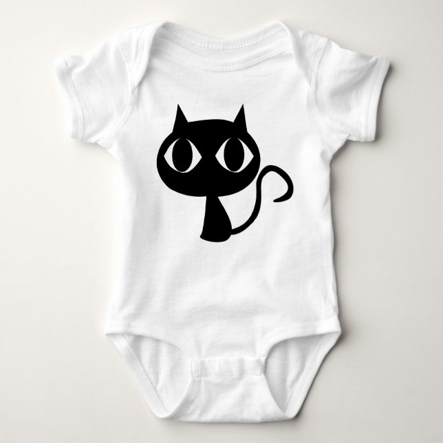Kitty Baby t-shirt Baby Bodysuit (Front)