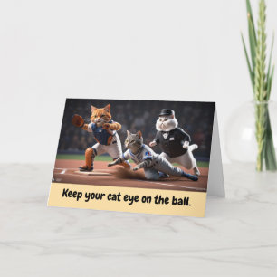 Kitty Baseball Card
