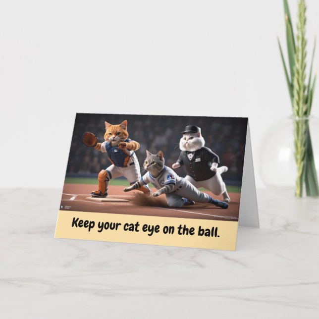 Kitty Baseball Card (Front)