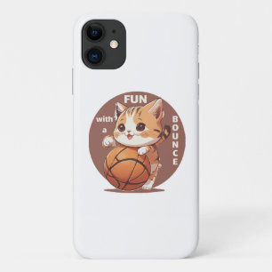 kitty basketball iPhone 11 case