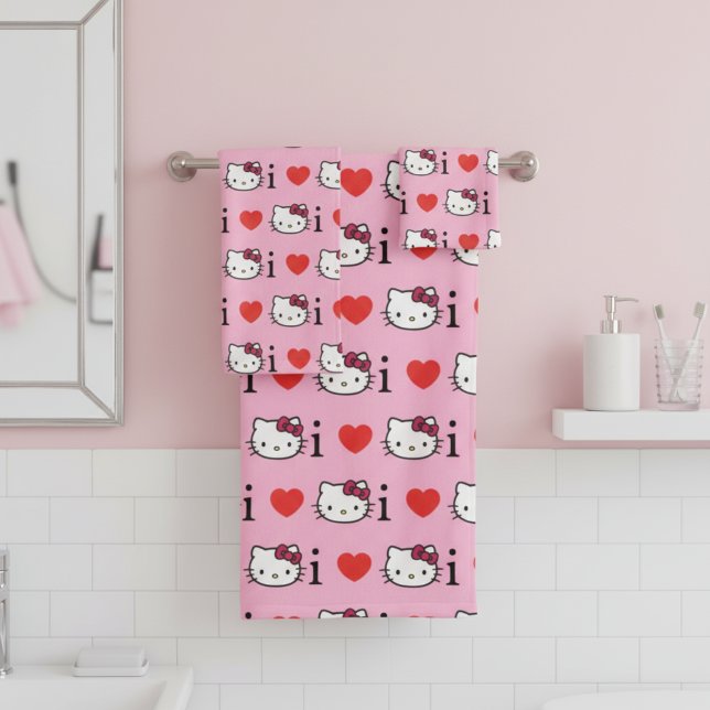 Kitty Bath Towel Set (Creator Uploaded)