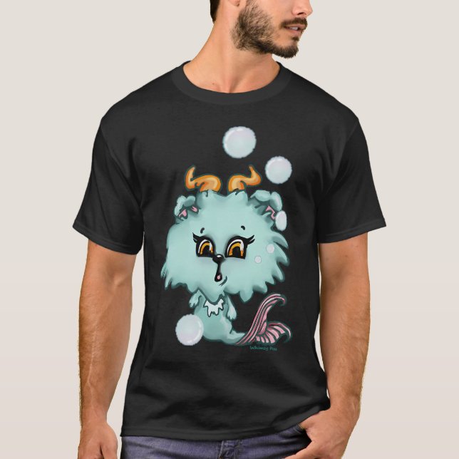 kitty being a bit fishy T-Shirt (Front)
