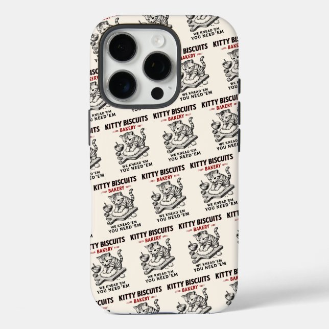 Kitty Biscuits Bakery Case-Mate iPhone Case (Back)