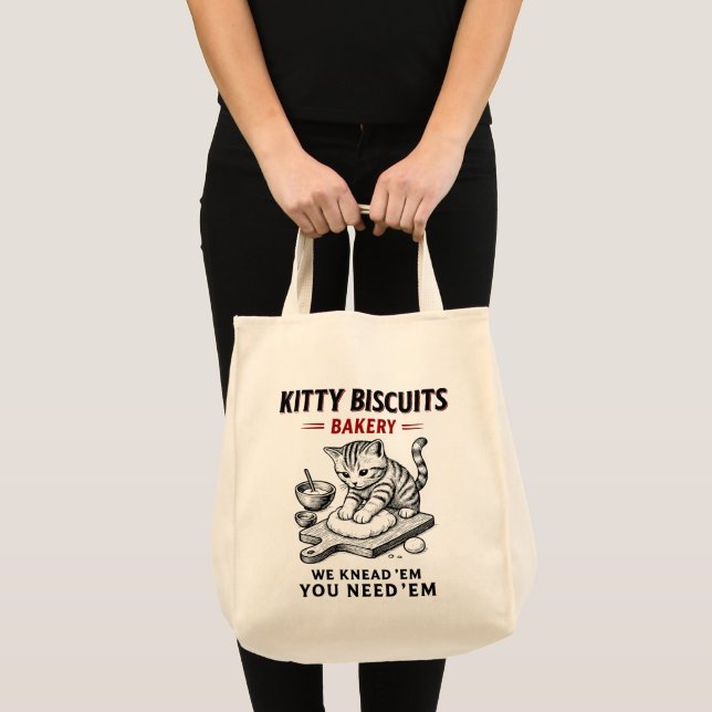 Kitty Biscuits Bakery Tote Bag (Front (Product))