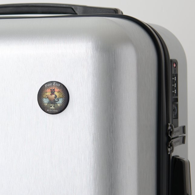 Kitty Buccaneer's Sunset Quest  Magnet (In Situ (Luggage))