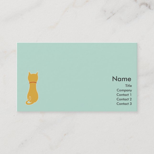 Kitty - Business Business Card (Front)