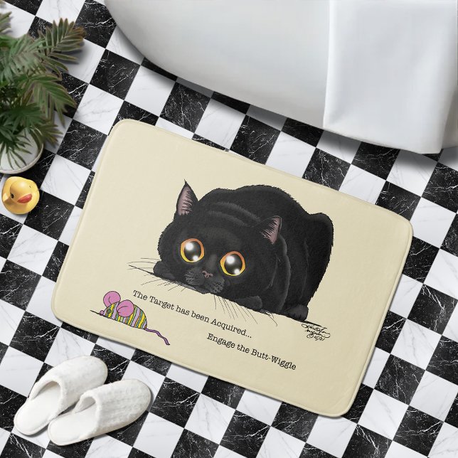 Kitty Butt-Wiggle Bath Mat (Creator Uploaded)