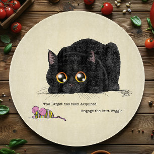 Kitty Butt-Wiggle Cutting Board