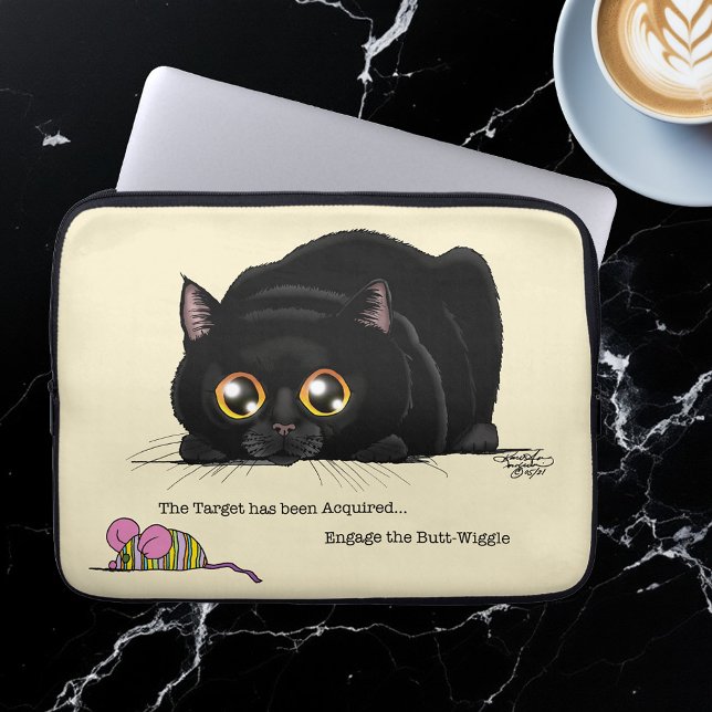 Kitty Butt-Wiggle Laptop Sleeve (Creator Uploaded)