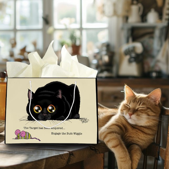 Kitty Butt-Wiggle Large Gift Bag (Creator Uploaded)