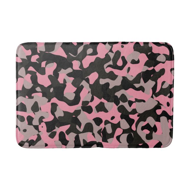 Kitty Camo Bath Mat (Front)
