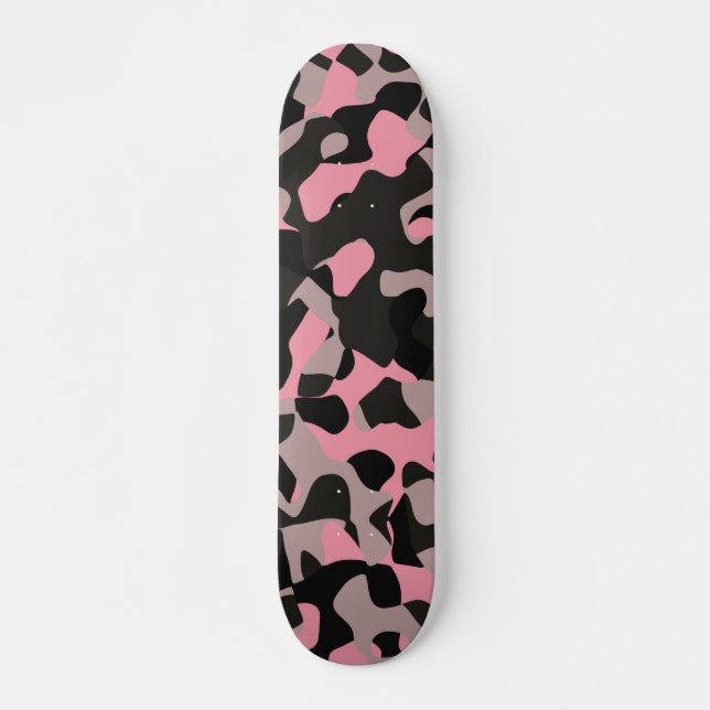 Kitty Camo Skateboard (Front)