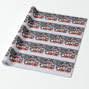 Kitty Carolers Wrapping Paper