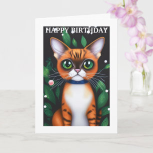 Kitty Cat Add Your Own Text Card