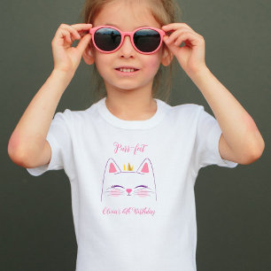 Kitty Cat Birthday Party  Toddler T-Shirt