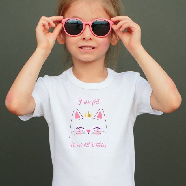 Kitty Cat Birthday Party  Toddler T-Shirt (Creator Uploaded)