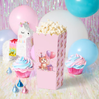 Kitty Cat Celebration Birthday Favour Box