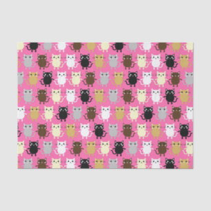 Kitty Cat Cute Kid's Birthday Party Tissue Paper