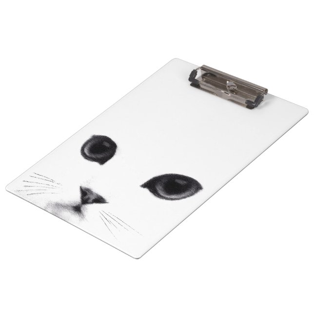 Kitty Cat Face Clipboard (Angled)
