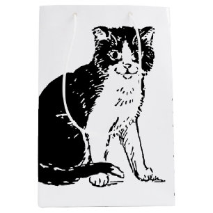 Kitty Cat Fine Art Medium Gift Bag