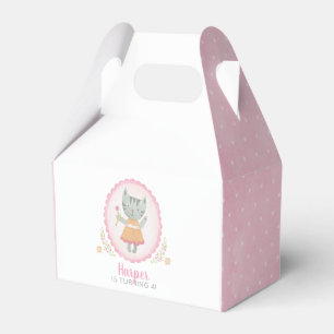 Kitty Cat Girl Birthday Party Favour Box