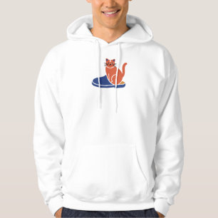 Kitty Cat in Slipper Hoodie