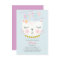 Kitty Cat Kids Birthday Invitation
