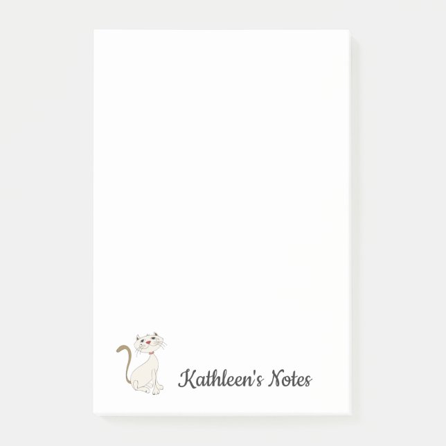 Kitty Cat Love Notes | Customise Text (Front)