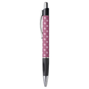 Kitty Cat Love Paw Print Pen Purple
