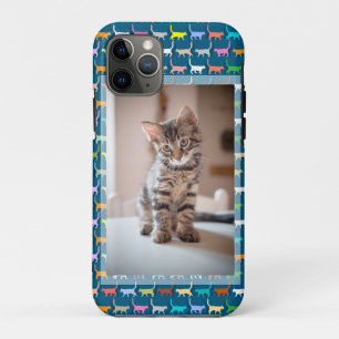 Kitty Cat Personalise Photo Cat Print iPhone 11 Pro Case