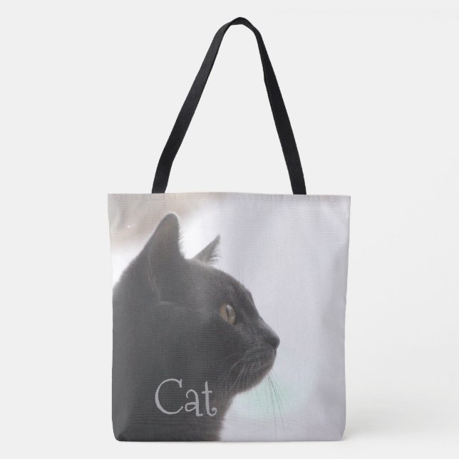 Kitty Cat Photograph Tote Bag (Front)