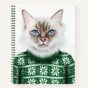 Kitty Cat Sweater Notebook
