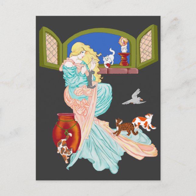 Kitty Cat Tales Postcard (Front)