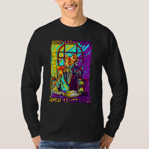kitty cat thug gansta kitten cat gangster T-Shirt